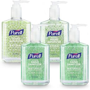 Purell Advanced Hand Sanitizer Naturals with Plant Based Alcohol, Citrus Scent, 8 fl oz Pump Bottle (Pack of 12) - 9626-12-CMR