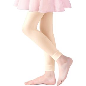 Footless Ballet Tights Girls Dance Tights School Girls Footless Gymnastics Leggings Kids Pantyhose Stockings