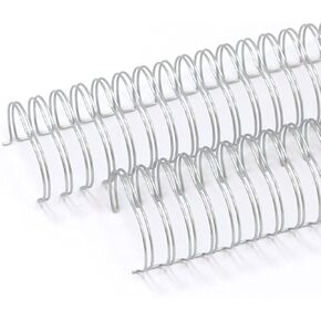 Craftelier - Set of 2 Double Ring Spiral Binders for Albums, Notebooks, Diaries or Calendars | Ideal for Scrapbooking and Other Crafting Projects | Ø 3.81 cm (1.5") - Baby Pink Colour