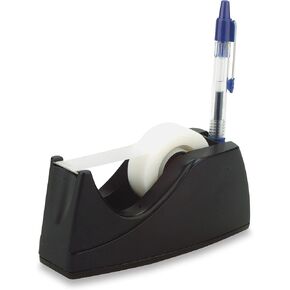 Officemate Deluxe Heavy Duty Tape Dispenser for Desk, Black (96684)