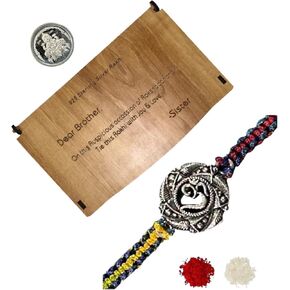925 Sterling Silver Rakhi Gift Set #03