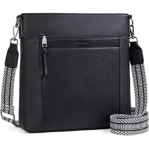 Crossbody Bags For Women Medium Crossbody Travel Purses with 4 Card Slots Leather Shoulder Handbags