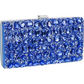Rhinestone Clutch Purse For Women Crystal Evening Bag Bling Shoulder Handbag for Bridal Wedding Party