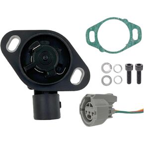 Throttle Position Sensor with Connect TPS Sensor Replacement for Acura CL Integra MDX Honda Accord Civic CR-V CR-X Del Sol Odyssey Pilot Prelude 2.2L 2.3L 2.7L 3.0L 911-753