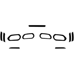 Rvinyl Tail Light Tint Covers Compatible with Chevrolet Camaro 2019-2023 - Blackout Smoke