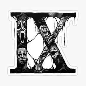 ICE Nine Kills Logo Art Sticker - Sticker - DIe Cut Vinyl - Bright Print Sticker