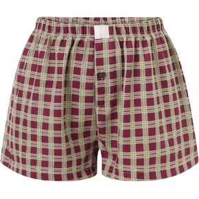 Y2k Gingham Lounge Shorts Women Cute Low Rise Micro Button Pajamas Bottom Summer Loose Fit Plaid Boxers Shorts
