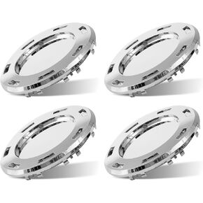 snobli(Set of 4) Chrome Wheel Center Caps 22" 7 Spoke with Ring Replacement 9596649 Compatible with Cadillac Escalade 2007-2014