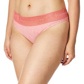 Champion Women's Tencel Bikini, Siesta Pink Heather, Large