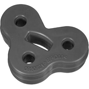 X AUTOHAUX C2C32948 11mm 3 Holes Muffler Exhaust Hanger for XF XJ 2008-2018 Bushing Rubber Mount Bracket Car Insulator Tail Pipe Hangers Bushings Kit Black 1pcs