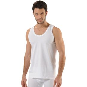 Tank Tops Men Mens Undershirts 100% All Cotton Soft Classic Fit White Black