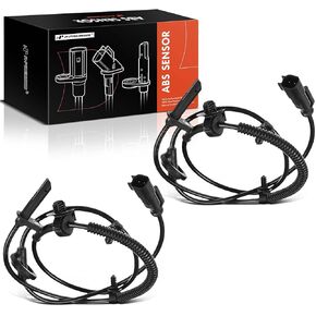 A-Premium Front Side ABS Wheel Speed Sensor Compatible with Chevrolet, GMC, Buick, Saturn Models - Traverse 2009-2017, Acadia 2007-2016, Acadia Limited 2017, Enclave 2008-2017, Outlook 2-PC Set