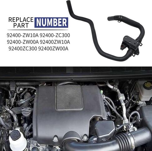 Heater Unit Inlet Hose Control Valve 92400ZW10A Heater Unit Inlet Hose Tube Pipe Control Valve Assembly Compatible Replacement for Nissan Armada 5.6L 2004-2015 Replace 92400ZC300 in Saudi Arabia