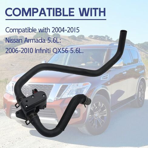 Heater Unit Inlet Hose Control Valve 92400ZW10A Heater Unit Inlet Hose Tube Pipe Control Valve Assembly Compatible Replacement for Nissan Armada 5.6L 2004-2015 Replace 92400ZC300 in Saudi Arabia