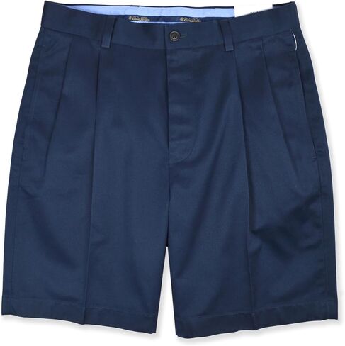 Brooks Brothers Mens Pleated Front Lightweight Advatage Cotton Chino Shorts, in Saudi Arabia