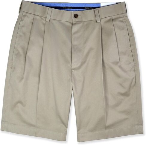 Brooks Brothers Mens Pleated Front Lightweight Advatage Cotton Chino Shorts, in Saudi Arabia