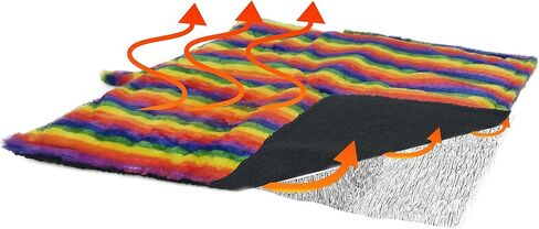 Pets Self Heating Thermal Cat Mat & Napping Pad (Leopard Brown) in Kuwait