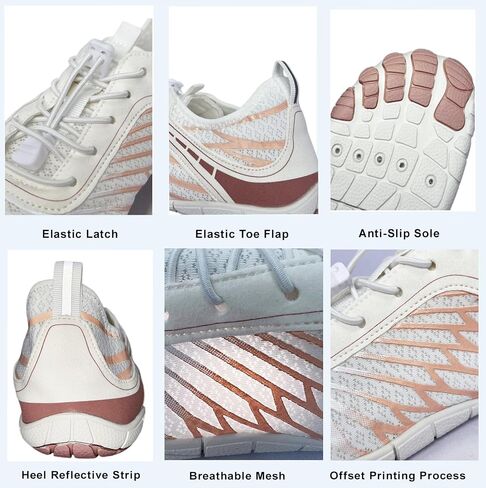 Hike Barefoot Shoes for Women Men with Wide Toe Box, Healthy & Non-Slip Breathable Barefoot Water Shoes Beach Pool Aqua Swim Surf Hiking Walking Shoes in Saudi Arabia