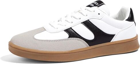 LUCKY STEP Women's Retro Fashion Sneakers Classic Casual Walking Shoes Non Slip Comfort Skate Shoes in Saudi Arabia