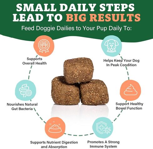Doggie Dailies Probiotic Soft Chews for Dogs, Pumpkin, 225 Count in Kuwait