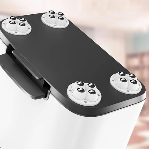 Furniture Mini Rollers with 4 Sets of Silent casters, Movable Base with Adhesive/Screw Mounted Ball Universal Wheels (Black) in Saudi Arabia