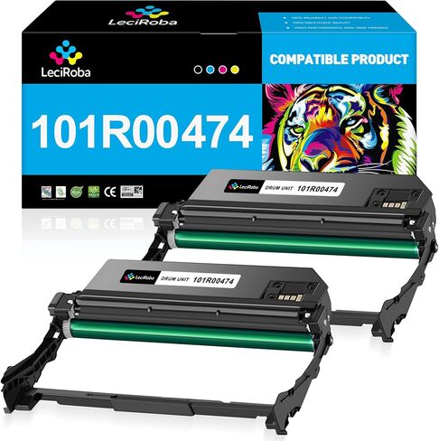 LeciRoba Compatible Drum Unit Replacement for Printer Xerox 101R00474 3260DI 3260DNI 3215NI 3225DNI 3260DI 3260DNI 3260VI 3215 3215NI 3225 3225DNI 3225V 3052 3260 3260VDNI 3225 3225VDNI (2-Pack) in Saudi Arabia