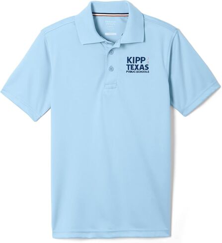 French Toast KIPP Texas Public Schools Adult Short Sleeve Performance Polo Shirt in Saudi Arabia