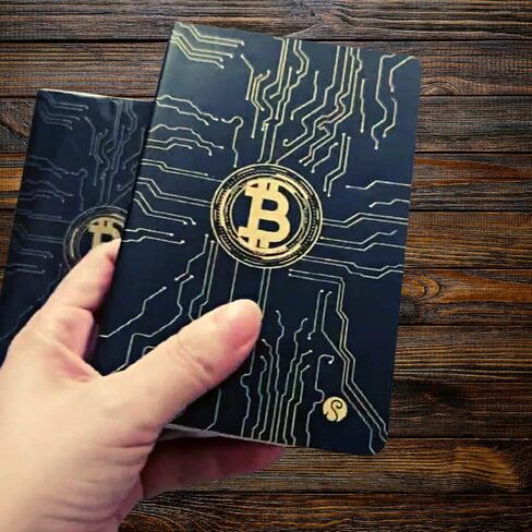 Seed Phrase Storage Notebook + Fireproof Bag - Cryptocurrency Recovery Phrase - Waterproof Password Keeper - Cold Wallet - Password Manager (Notebook + Fireproof Bag) in Saudi Arabia
