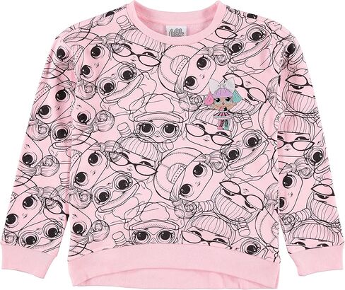 L.O.L. Surprise! Girls Sweatshirt -Jumbo Print and Embroidery Sweater- Sizes 4-16 in Kuwait