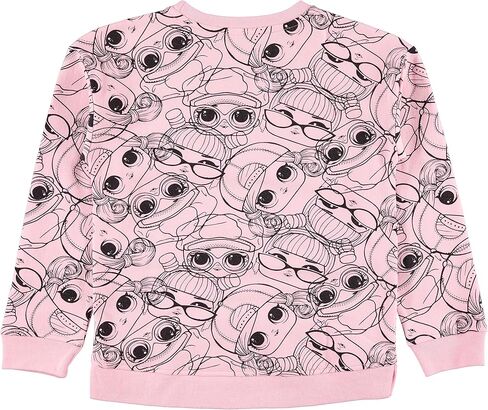 L.O.L. Surprise! Girls Sweatshirt -Jumbo Print and Embroidery Sweater- Sizes 4-16 in Kuwait