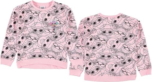 L.O.L. Surprise! Girls Sweatshirt -Jumbo Print and Embroidery Sweater- Sizes 4-16 in Kuwait