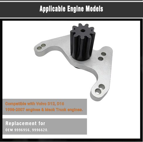 Flywheel Crankshaft Turning Barring Tool Compatible with Volvo Mack Truck, Replace to 9996956 9996620, Engine Crank Flywheel BarringTiming Socket for 1998-2007 D12 D16 Engine. in Kuwait