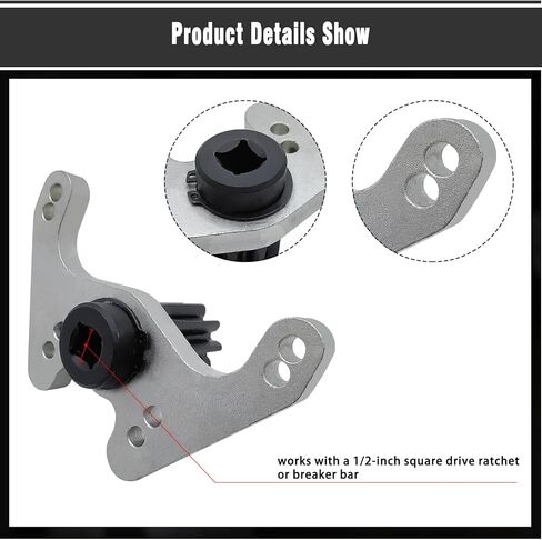 Flywheel Crankshaft Turning Barring Tool Compatible with Volvo Mack Truck, Replace to 9996956 9996620, Engine Crank Flywheel BarringTiming Socket for 1998-2007 D12 D16 Engine. in Kuwait
