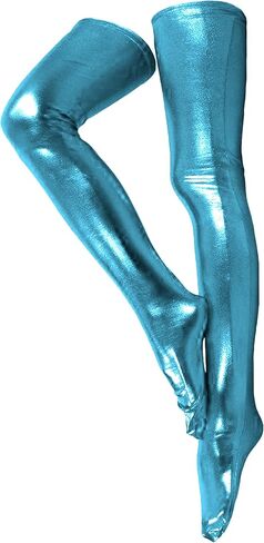 Men's and Women's 28/38 Inch Shiny Metallic Spandex Skintight Costumes Stocking in Saudi Arabia
