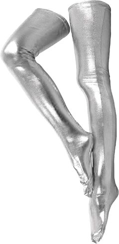 Men's and Women's 28/38 Inch Shiny Metallic Spandex Skintight Costumes Stocking in Saudi Arabia