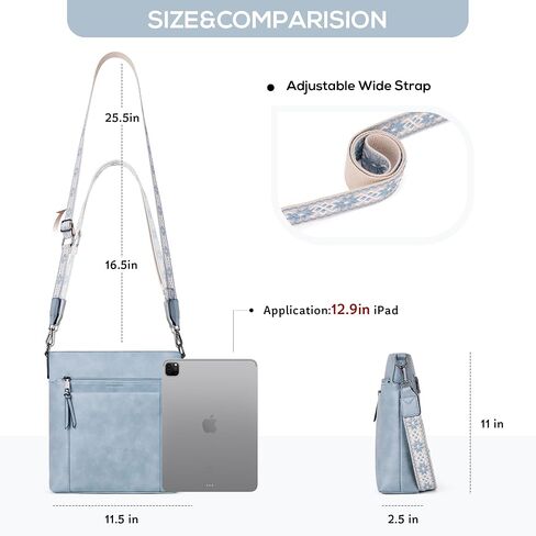 Crossbody Bags For Women Medium Crossbody Travel Purses with 4 Card Slots Leather Shoulder Handbags in Saudi Arabia