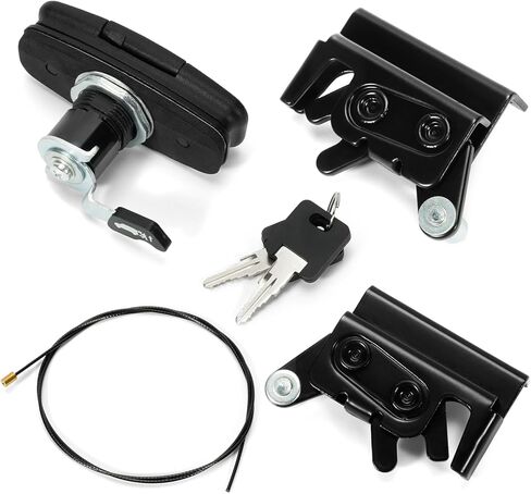 113436-100xq طقم مقبض ملتوي لغطاء الشاحنة 100XQ 92579 ومزالج 83515-83514 متوافق مع Leer 100XL، Leer 100XQ وLeer 700 in Kuwait