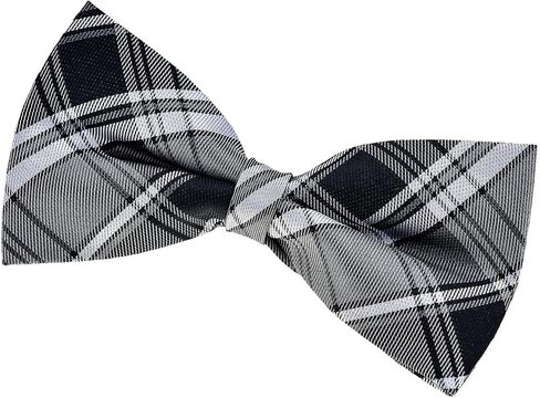 Retreez Retro Styles Classic Plaid Woven Microfiber Pre-tied Bow Tie (5") in Saudi Arabia