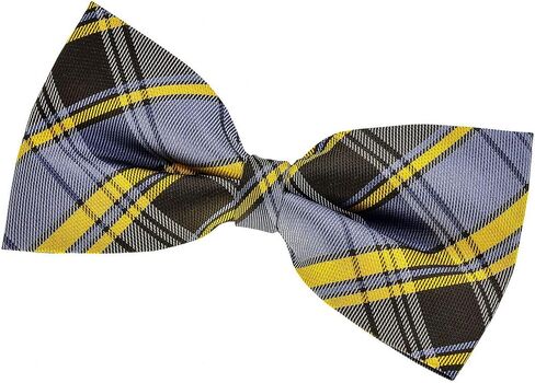 Retreez Retro Styles Classic Plaid Woven Microfiber Pre-tied Bow Tie (5") in Saudi Arabia