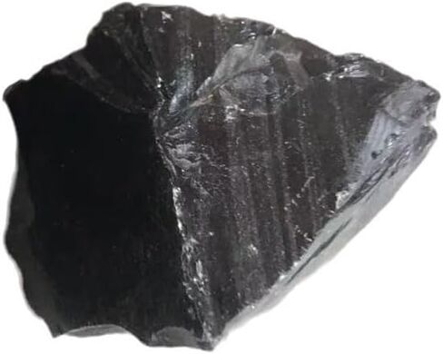 Natural Obsidian Healing Crystal Raw Gemstones Rocks Stones One Piece for Home Office Decoration, Tumbling, Polishing, Crystal Healing in Saudi Arabia