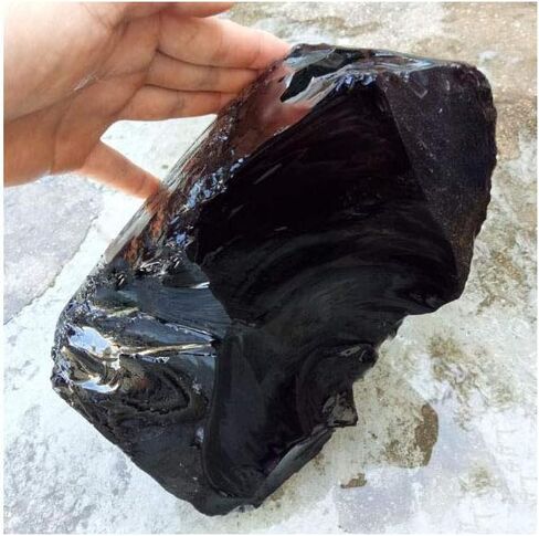 حجر السج الطبيعي شفاء الكريستال الخام الأحجار الكريمة الصخور قطعة واحدة لتزيين المكاتب المنزلية، تراجع، تلميع، شفاء الكريستال in Kuwait