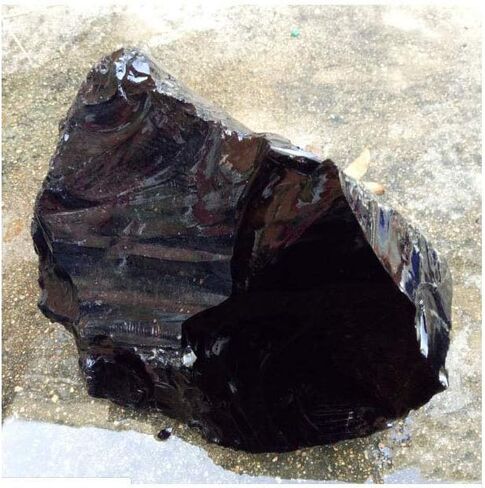 حجر السج الطبيعي شفاء الكريستال الخام الأحجار الكريمة الصخور قطعة واحدة لتزيين المكاتب المنزلية، تراجع، تلميع، شفاء الكريستال in Kuwait