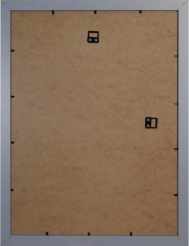 إطار GB Eye 20.5x15 MDF، إطار ملصق خشبي فضي FSC، زجاج مقاوم للخدش، شاشة تثبيت على الحائط أفقيًا وعموديًا لمعرض الصور وديكور غرفة المنزل والمكتب in Saudi Arabia