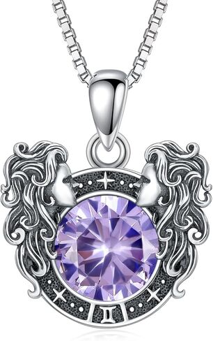 LONAGO Zodiac Sign Necklace Celestial Constellation Necklace Horoscope Astrology Zodiac Pendant Necklace Gift for Women in Kuwait