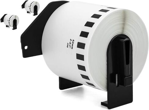 Label Orison Compatible DK-2205 Continuous Length White Paper Labels DK2205 62mm x 30.48m (2-3/7" x 100’) for QL500 QL700 QL800 Label Printers,1 Roll in Saudi Arabia