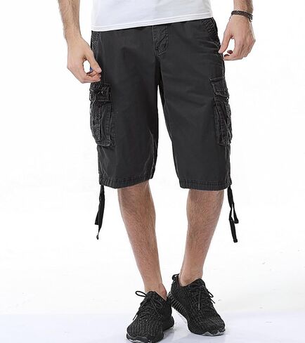 Mens Camo Cargo Shorts Relaxed Fit Multi-Pockets Outdoor Casual Camouflage Cargo Shorts for Men Cotton in Saudi Arabia