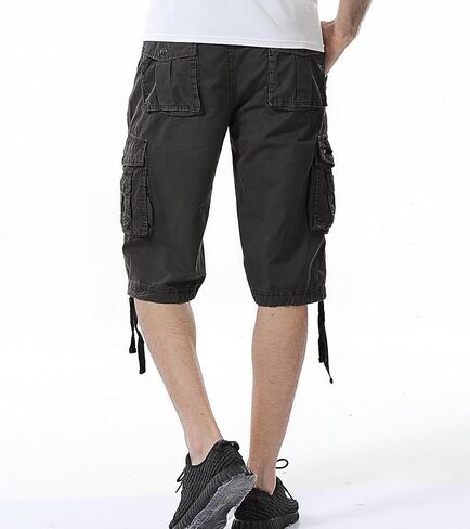 Mens Camo Cargo Shorts Relaxed Fit Multi-Pockets Outdoor Casual Camouflage Cargo Shorts for Men Cotton in Saudi Arabia