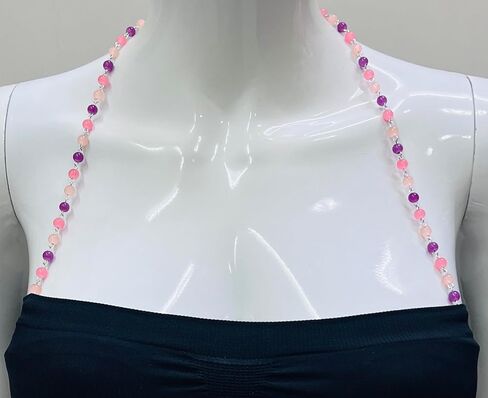 Glass Beads Halter Neck Bra Strap for Strapless Bra | Fancy Glass Beaded Body Jewelry & Decorative Strap for Women's in Saudi Arabia