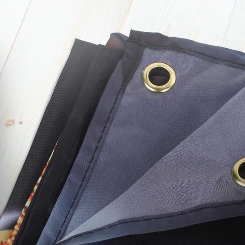 خلفية لافتة عيد ميلاد سعيد ثالث - 3 لوازم زينة لحفلات أعياد الميلاد للأولاد - أسود ذهبي 4 × 6 أقدام in Kuwait