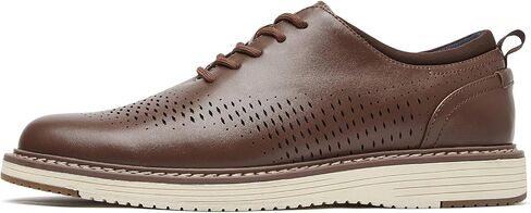 Men's Dress Oxford Shoes Wingtip Casual Business Shoes Comfortable Office Shoes Formal Work Lace Up Shoes in Saudi Arabia